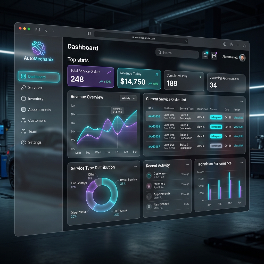 OficinaPRO Dashboard